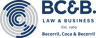 BC&B Law and Business logo